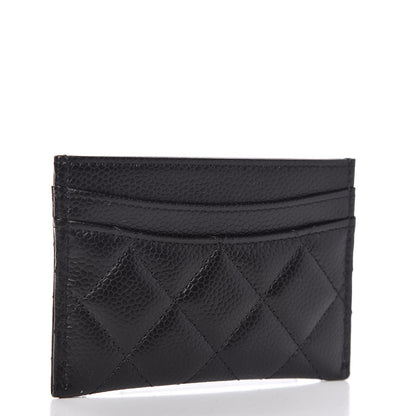 Chanel Caviar Quilted Card Holder Black 3 of 10