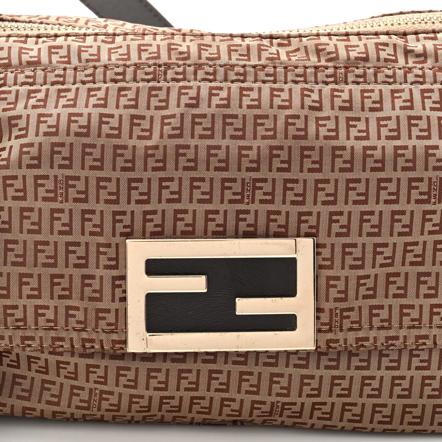 Fendi Zucchino Crossbody Tobacco 1825452 – FASHIONPHILE