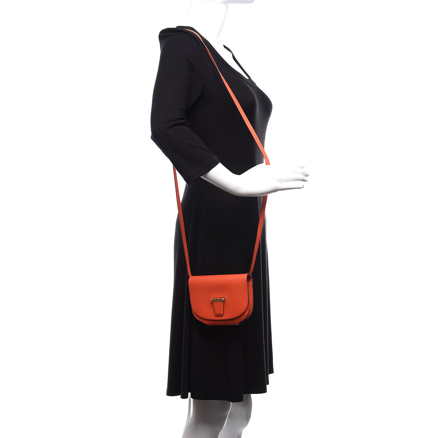 Hermes Evercolor Mini Convoyeur II Capucine 2 of 10