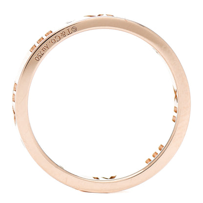 Tiffany 18K Rose Gold Diamond Atlas Pierced Ring 50 5.25 4 of 4