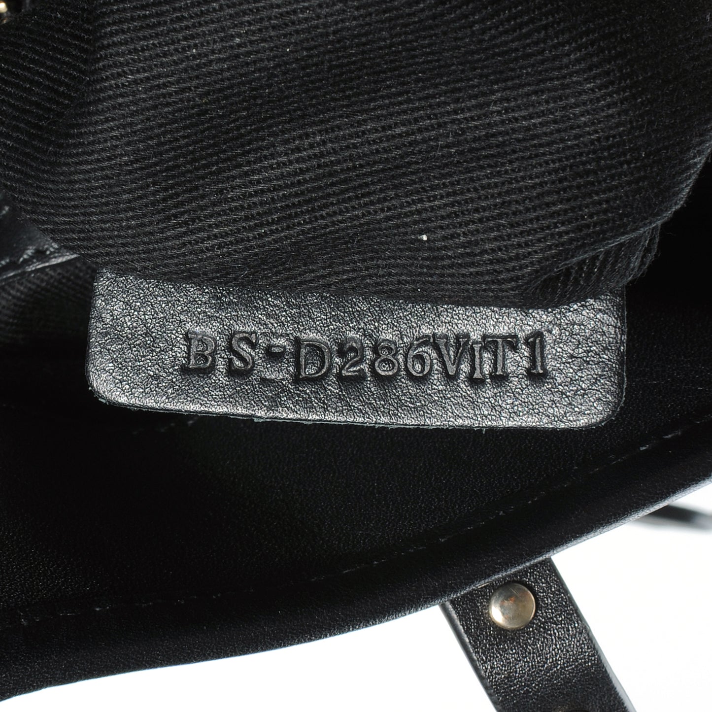 Vitello Rockstud Shopper Tote Black