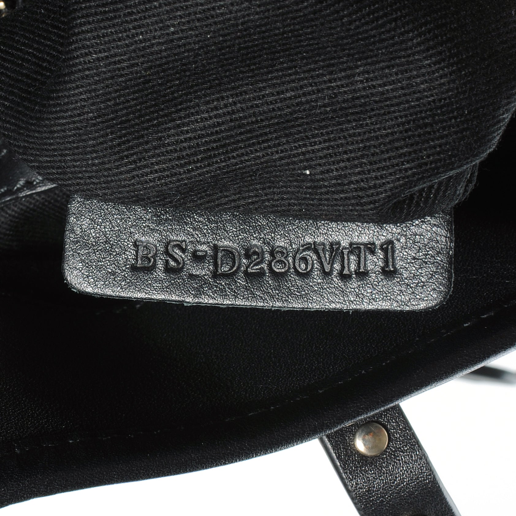 Valentino Garavani Vitello Rockstud Shopper Tote Black 7 of 8