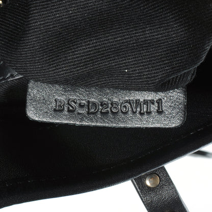 Valentino Garavani Vitello Rockstud Shopper Tote Black 7 of 8