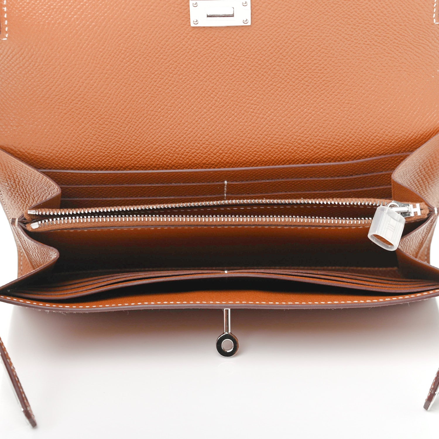 Hermes Epsom Kelly Longue Wallet Gold 5 of 8
