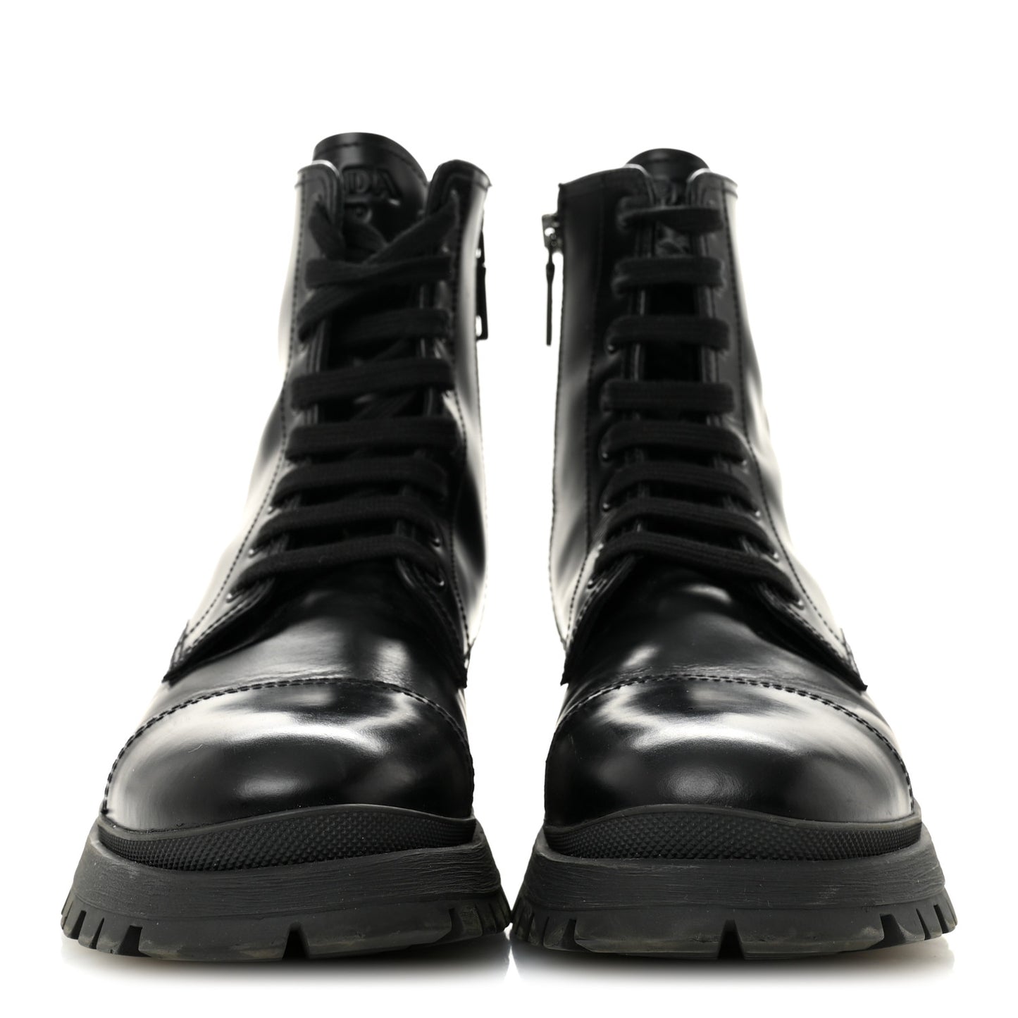 Spazzolato Chocolate 50mm Combat Boots 36.5 Black