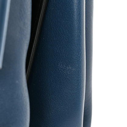 Celine Smooth Calfskin Blade Flap Navy 14 of 15