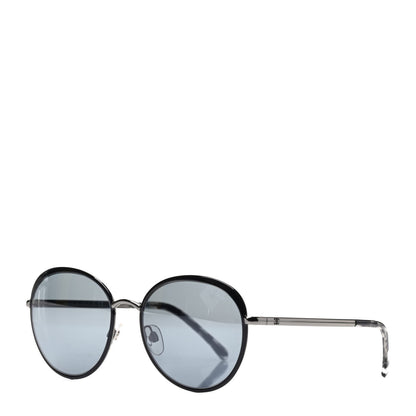 Chanel Round Spring Sunglasses 4206 Black Silver 1 of 8
