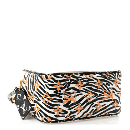 Louis Vuitton Monogram Giant Jungle Beach Pouch Ivory 3 of 8