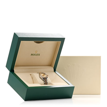 Rolex Stainless Steel 18K Yellow Gold Diamond 26mm Oyster Perpetual Datejust Watch Champagne 179383 5 of 5