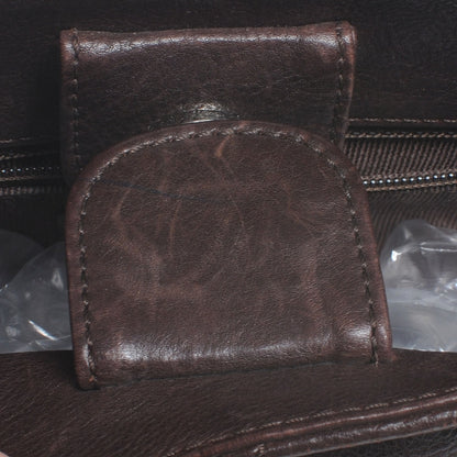 Chanel Calfskin Petit Shopping Tote PST Dark Brown 8 of 8