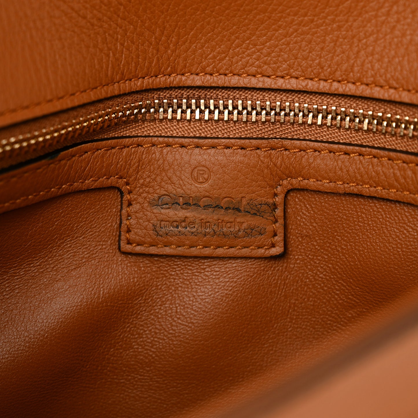 Roxy Calfskin Blondie Chain Shoulder Flap Bag Blondie Cognac