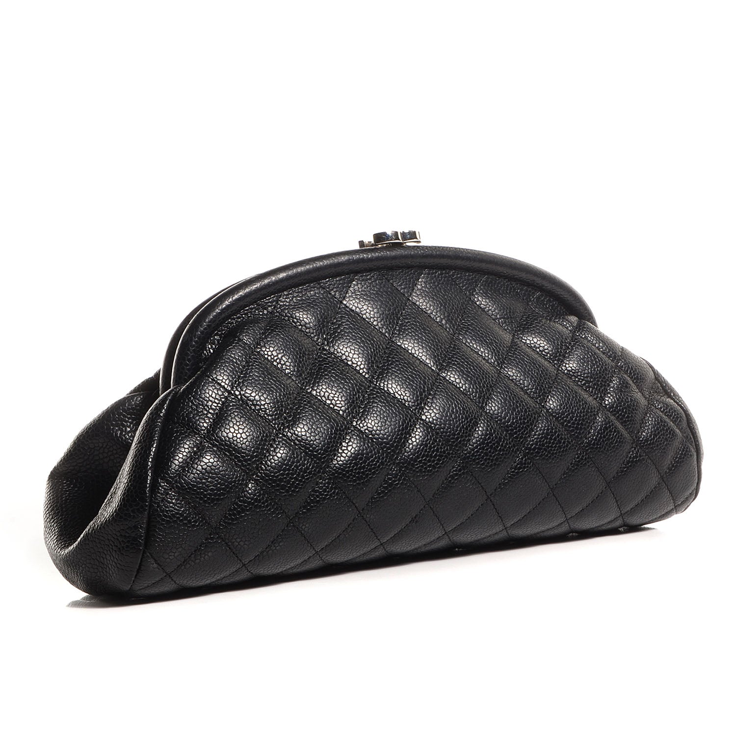 Chanel Caviar Quilted Timeless Clutch Black 3 of 7