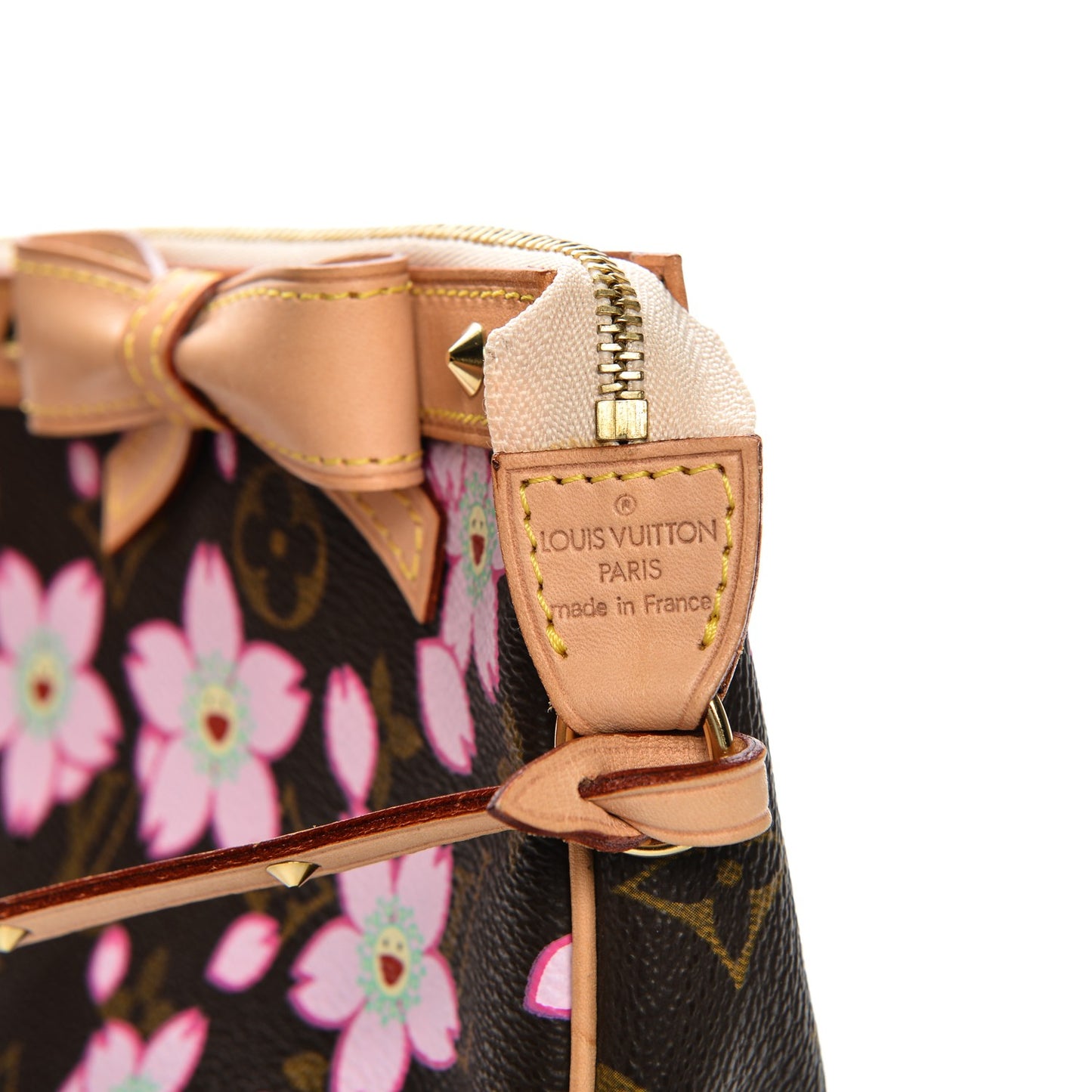 Monogram Cherry Blossom Pochette Accessories Brown