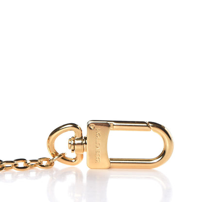 Louis Vuitton Monogram Iconic Speedy Bag Charm Chain Gold 3 of 5