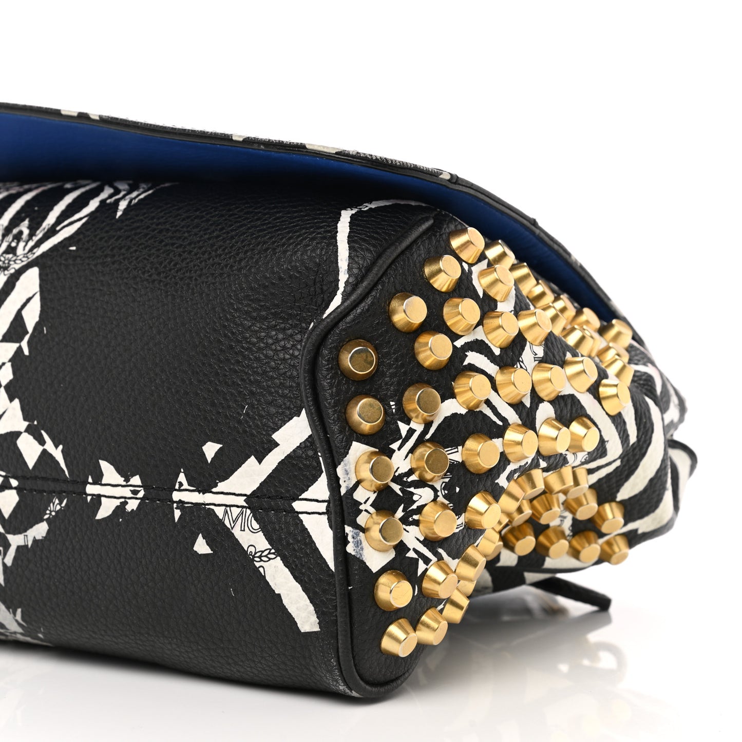 Striped Visetos Funky Zebra Stud Keana Boston Black Blue