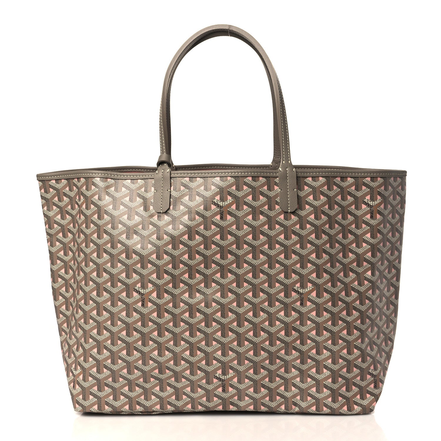 Goyard Goyardine Saint Louis Claire Voie PM Grege Powder Pink 3 of 9