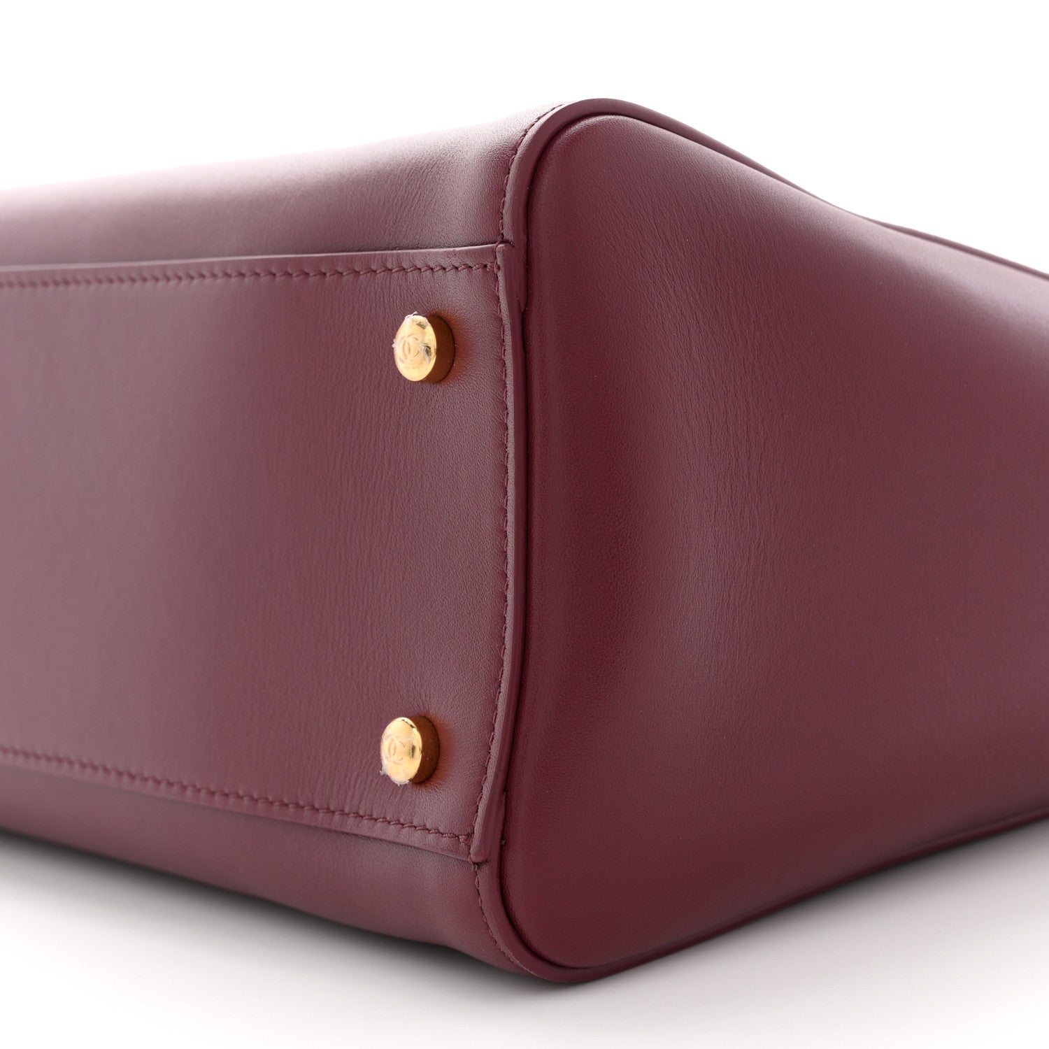 Chanel Calfskin Archetype Small Shopping Tote Dark Burgundy 10 of 10