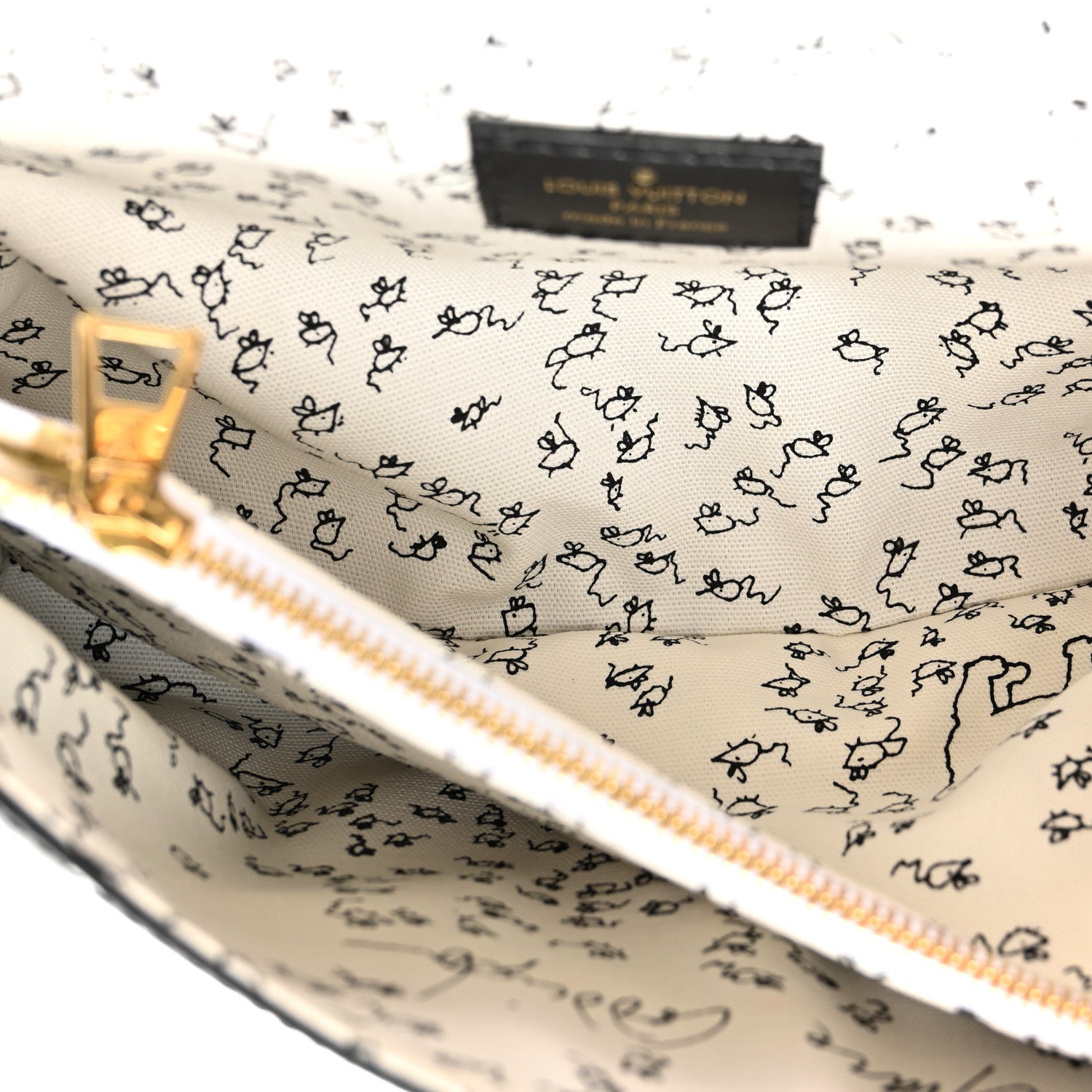 Louis Vuitton Epi Catogram Cat Bag Orange Black 6 of 10