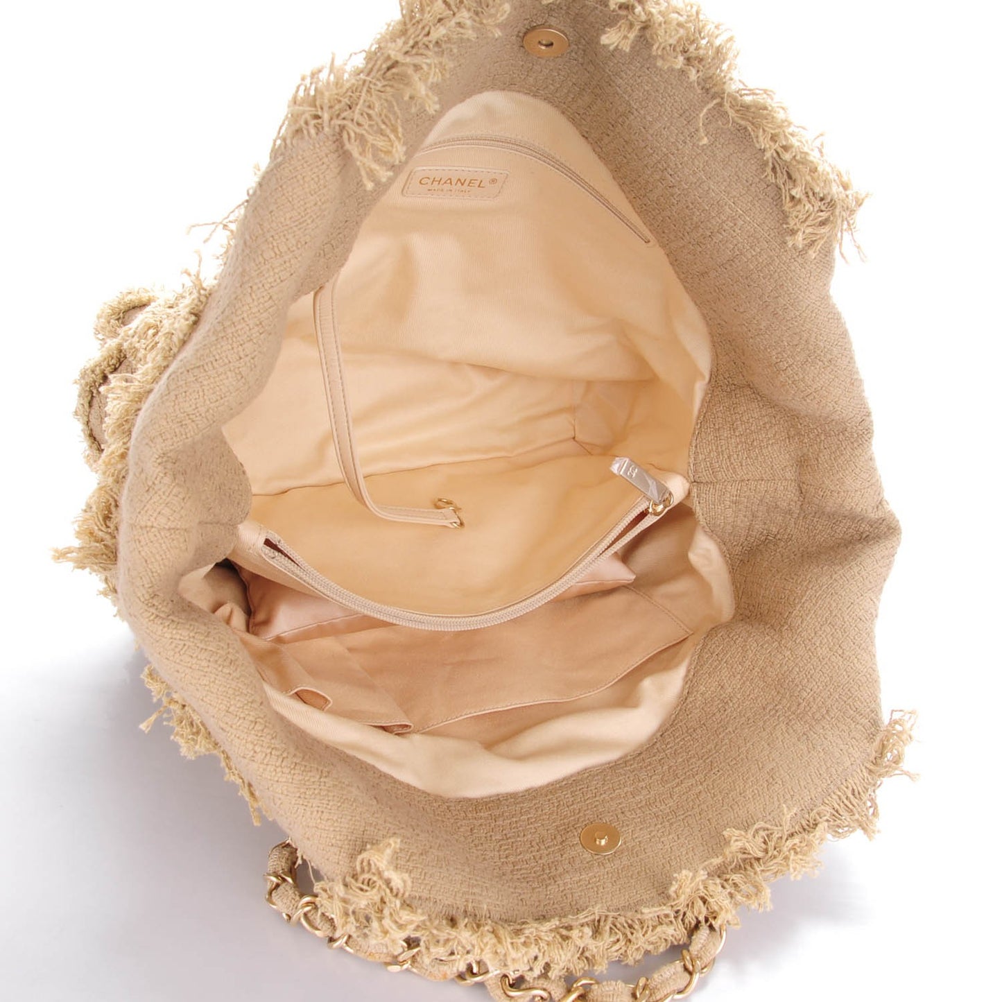 Tweed Nature Tote Beige