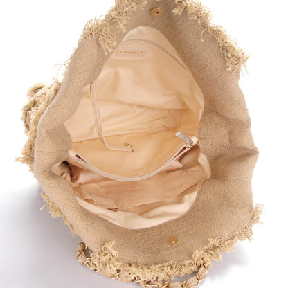 Chanel Tweed Nature Tote Beige 5 of 7