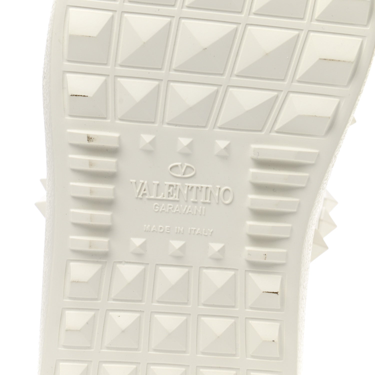 Valentino Garavani Calfskin Rockstud Untitled Open Sneakers 35.5 White 6 of 12