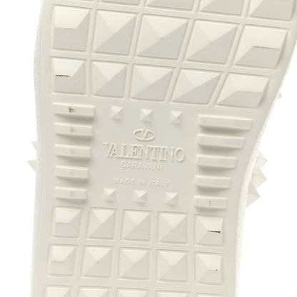 Valentino Garavani Calfskin Rockstud Untitled Open Sneakers 35.5 White 6 of 12