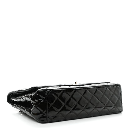 Chanel Patent Quilted Maxi Double Flap Black 3 of 11