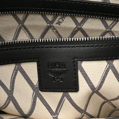 MCM Visetos Toni Shopper Tote Black 5 of 9