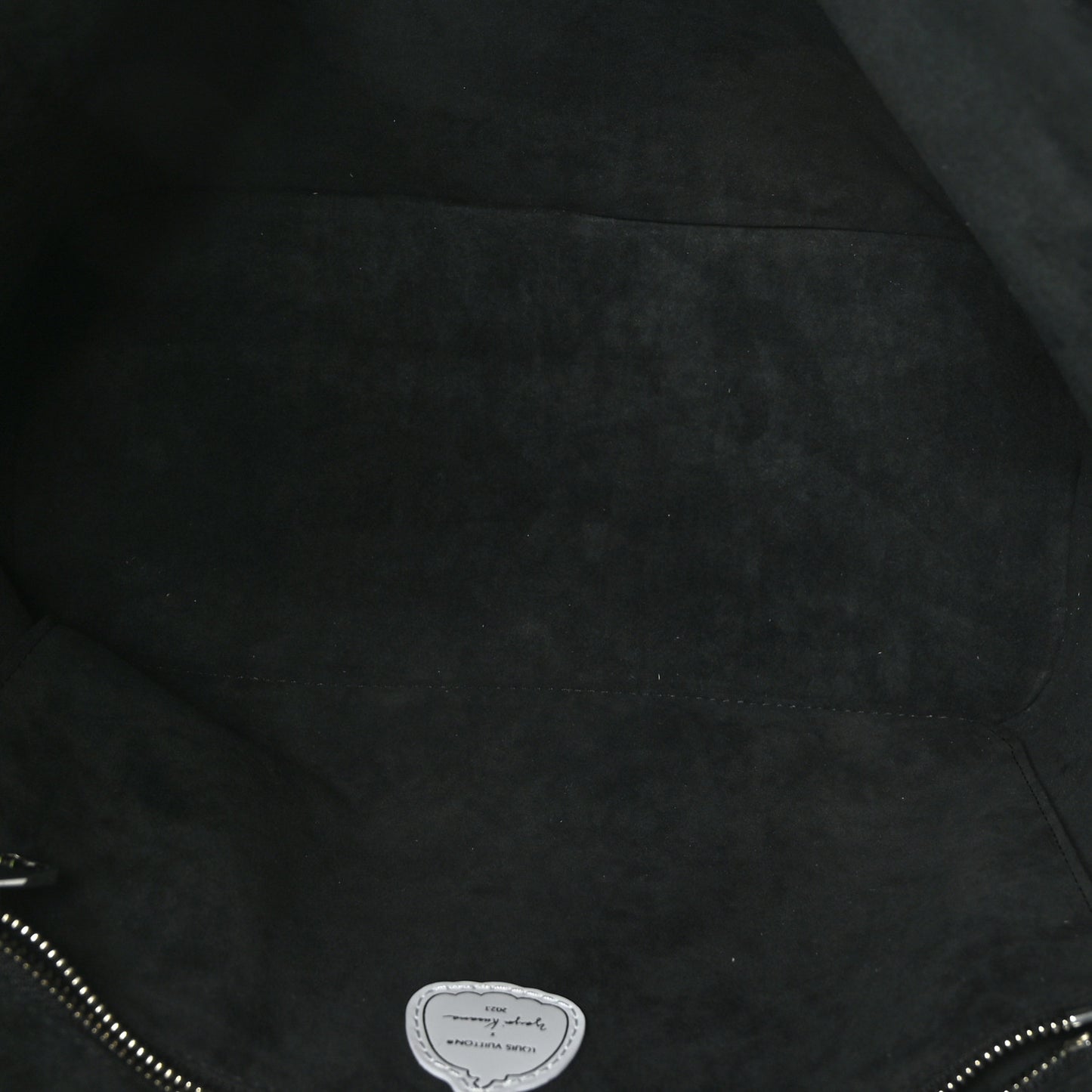 LV X YK Empreinte Neverfull MM Black White