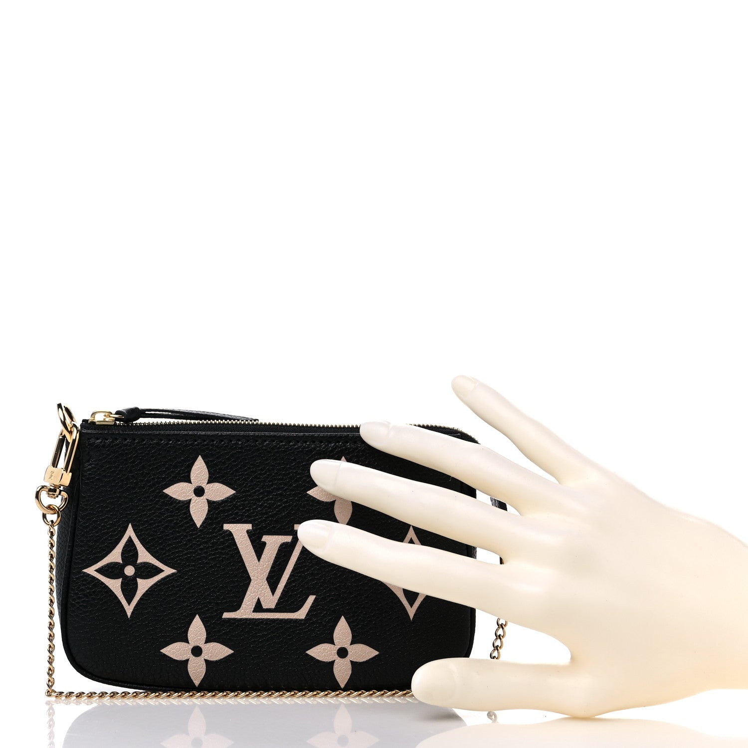 Louis Vuitton Empreinte Monogram Giant Mini Pochette Accessories Black 2 of 9