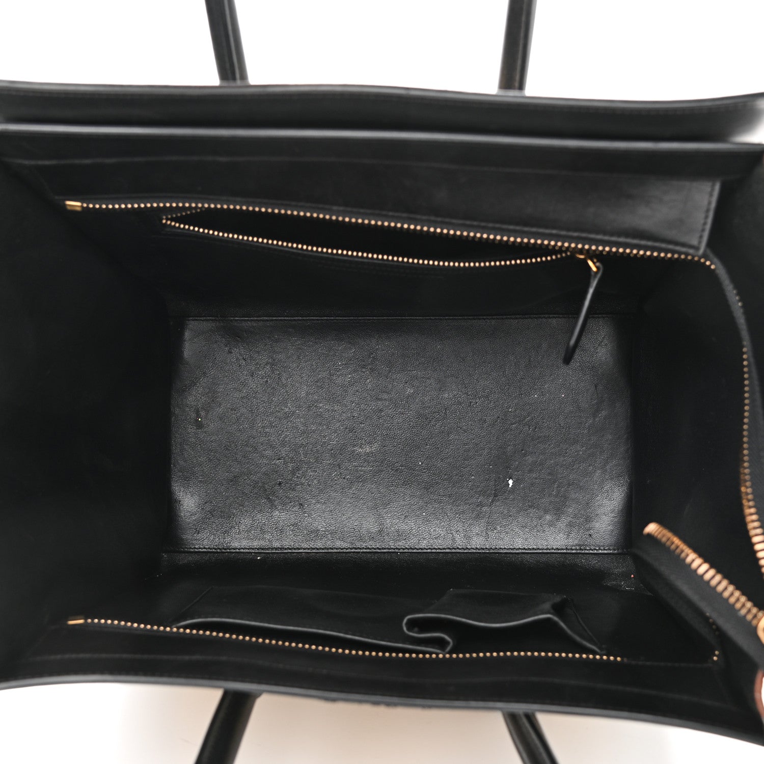 Celine Satin Calfskin Mini Tri-Color Luggage Seashell 5 of 22