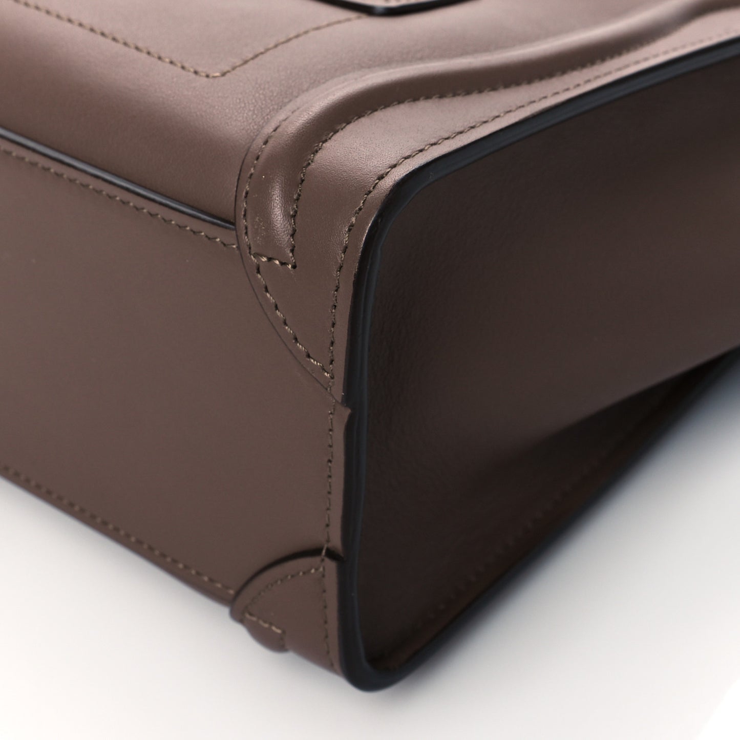 Smooth Calfskin Nano Luggage Camel