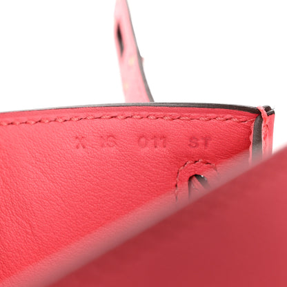 Hermes Swift Kelly Pochette Clutch Rose Azalee 6 of 8