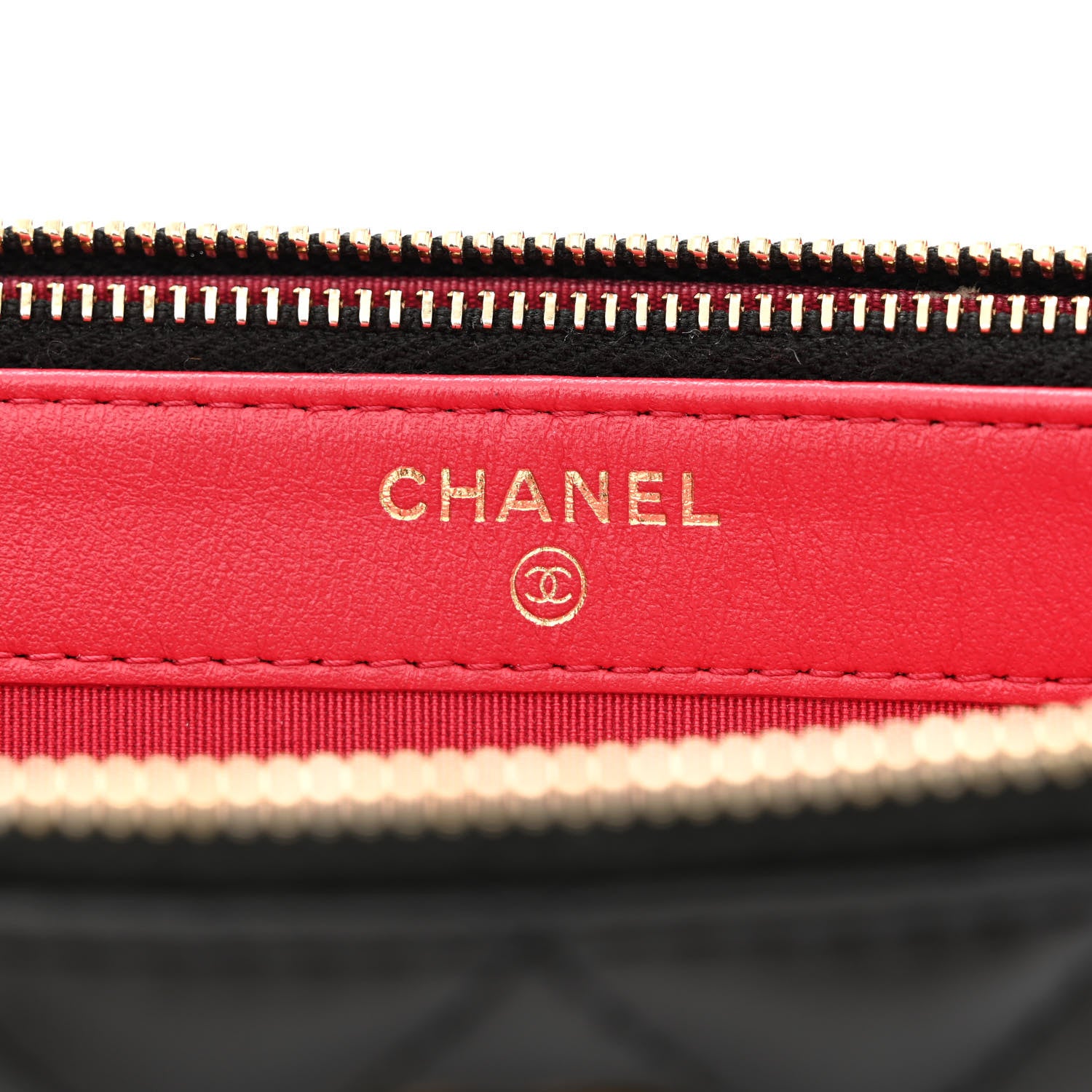 Chanel Lambskin Quilted Small Clutch With Chain Black 8 of 16