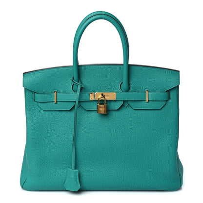 Hermes Togo Birkin 35 Vert Verone 1 of 10