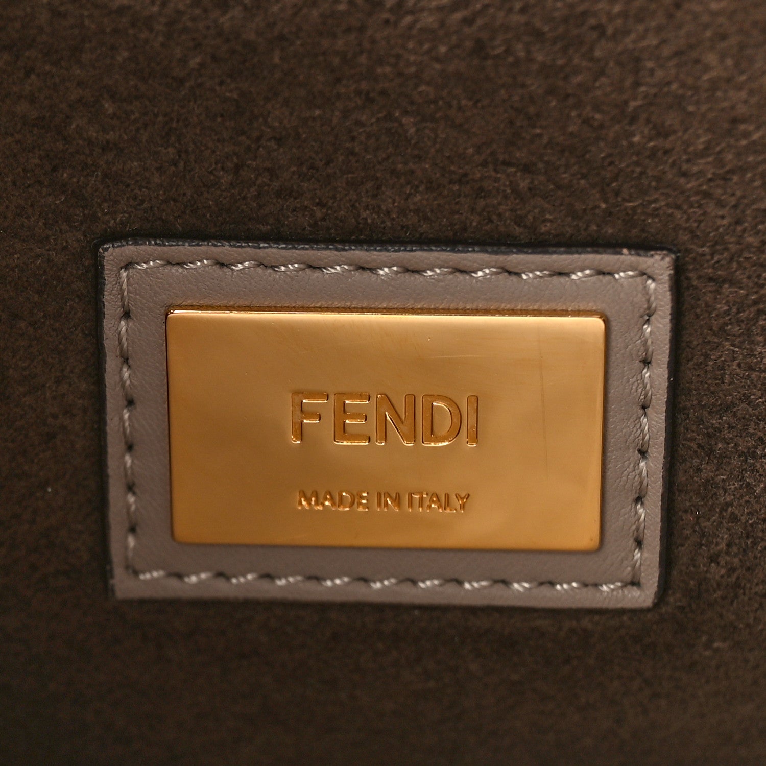 Fendi Vitello Seta Plexiglass Tortoise Medium Peekaboo Iconic Satchel Tortora 6 of 8