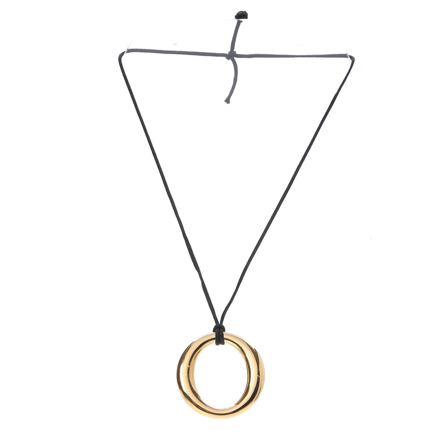 18K Yellow Gold Elsa Peretti Sevillana Pendant Necklace