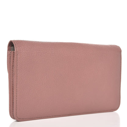 Mulberry Glossy Goat Long Locked Purse Clutch Dark Blush 3 of 8