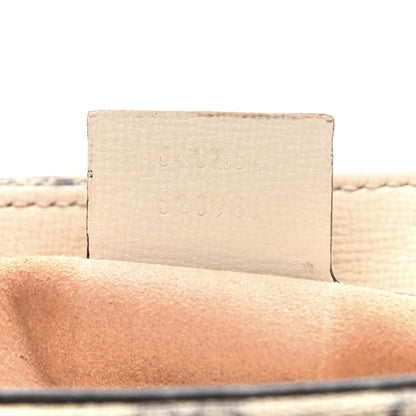 Gucci GG Supreme Monogram Small Horsebit 1955 Shoulder Bag Beige Mystic White 7 of 19