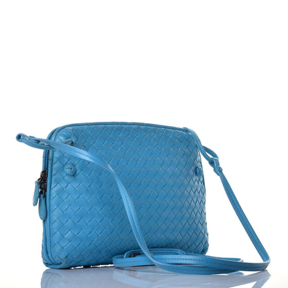 Bottega Veneta Nappa Intrecciato Nodini Bag Turquoise 3 of 8