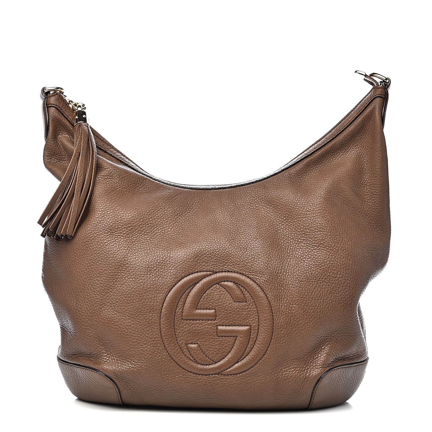 Gucci Cellarius Calfskin Medium Soho Chain Hobo Acero 1 of 13