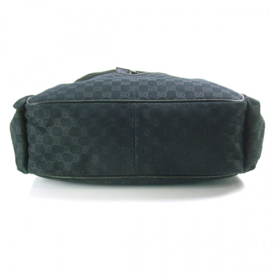 Monogram Large Diaper Bag Black