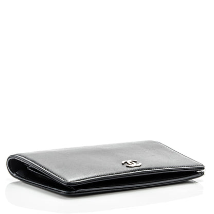 Chanel Caviar Sevruga Yen Wallet Black 4 of 8