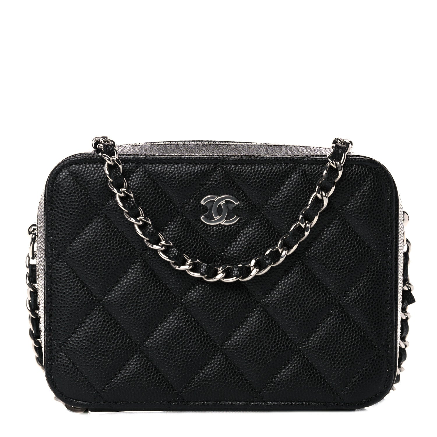 Chanel Caviar Quilted Camera Bag Black 1 of 10
