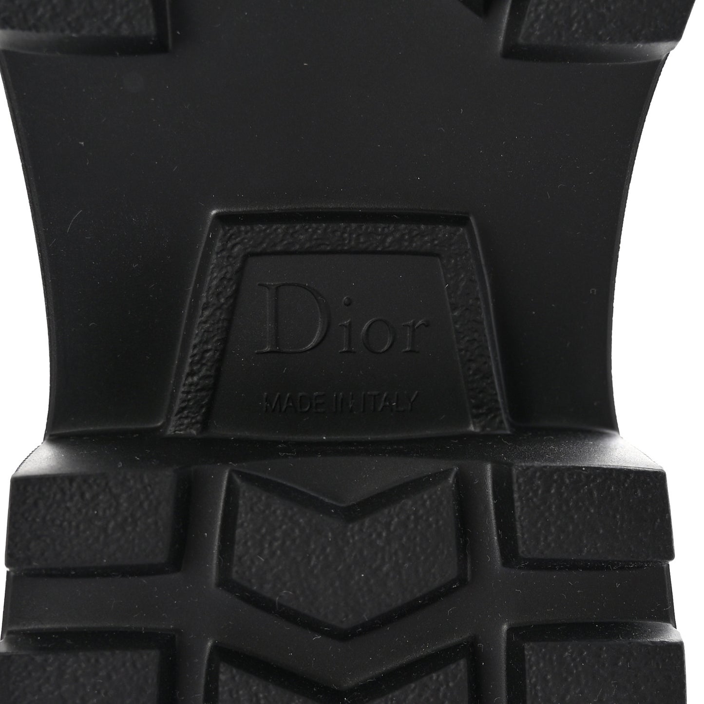 Brushed Calfskin Dior Code Lug Sole Platform 35mm Loafers 37.5 Black