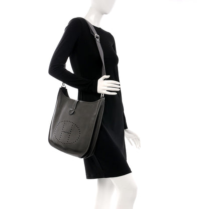 Hermes Taurillon Clemence Evelyne III GM Etain 2 of 9