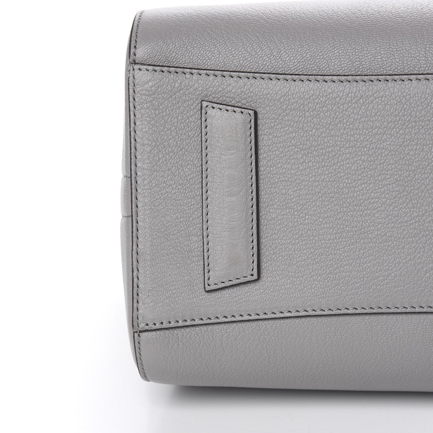 Sugar Goatskin Small Antigona Pearl Grey