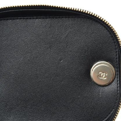 Chanel Lambskin Quilted Trendy Vanity Case Black 14 of 15
