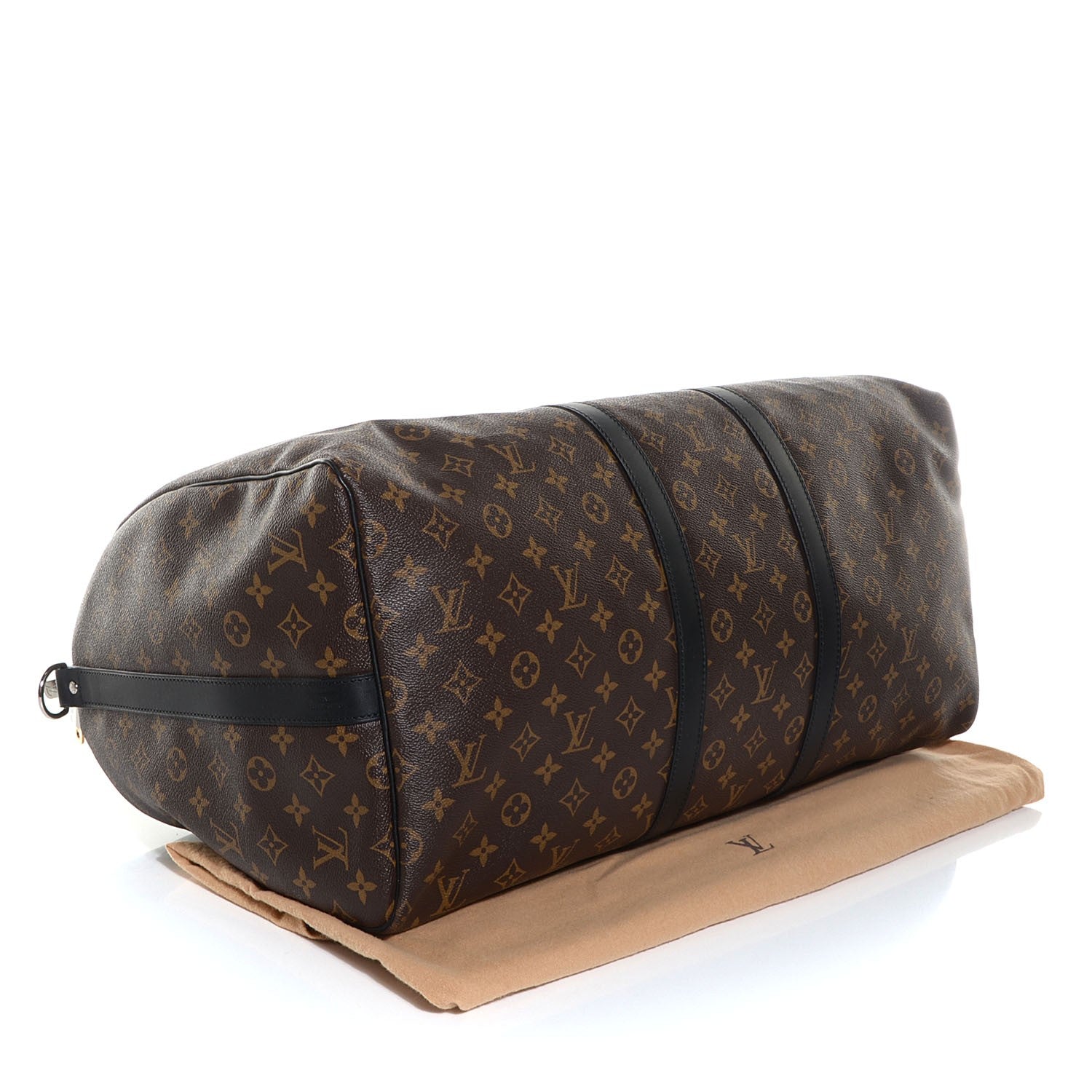 Louis Vuitton Monogram Macassar Keepall Bandouliere 55 4 of 8