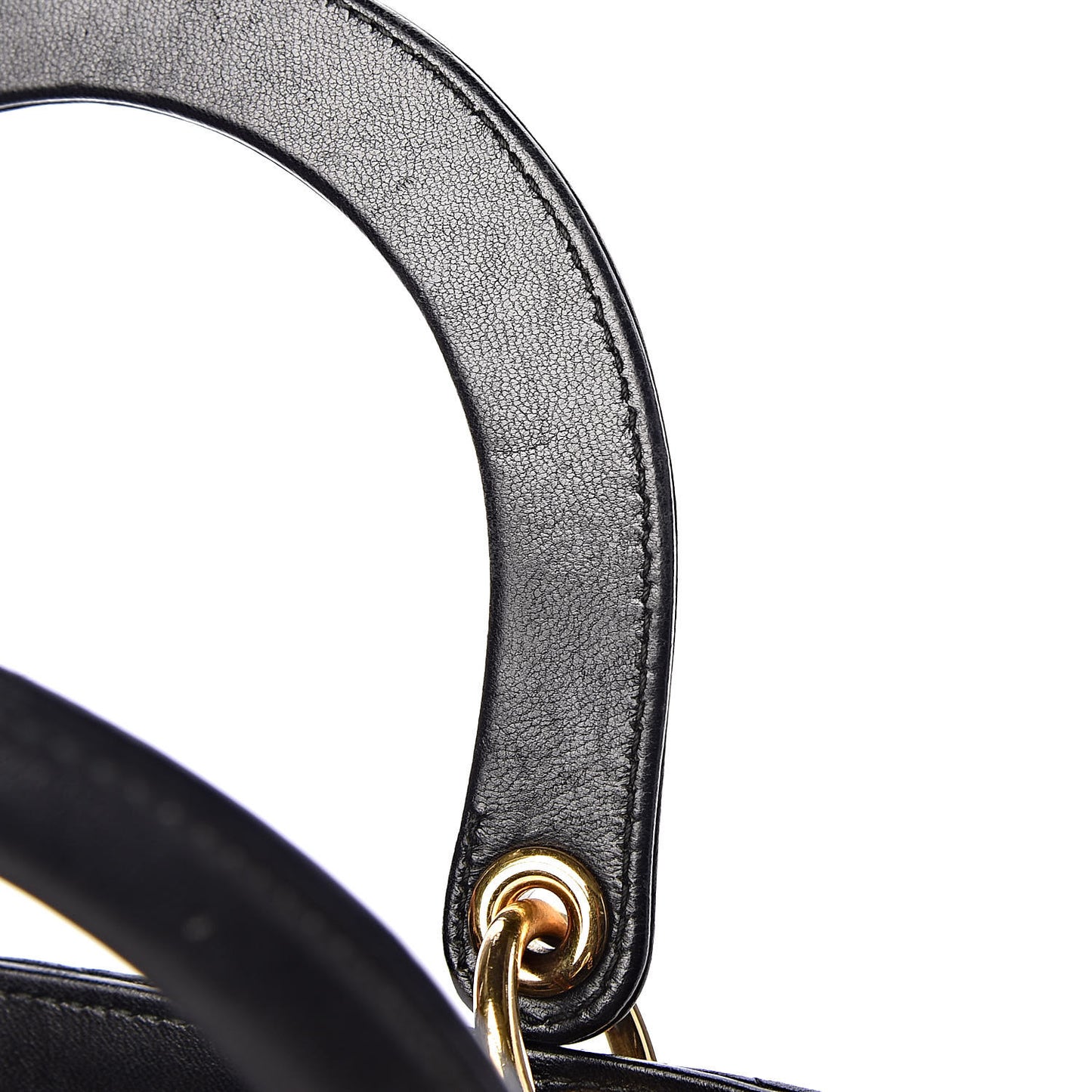 Lambskin Cannage Medium Lady Dior Black